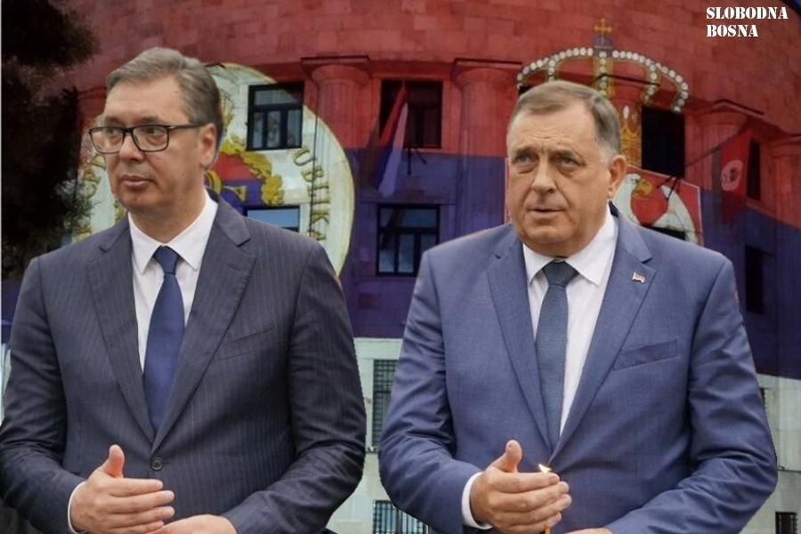 SLIJEPI (SU)PUTNIK NA KONTRAMITINGU: Dodik priznao da nije bio pozvan na  miting u Beograd, Vučić mu se nimalo nije obradovao! | Slobodna Bosna