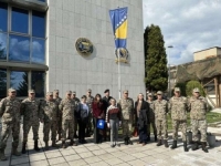 UGOSTIO IH BRIGADIR HARIS GAZIĆ: Predstavnici NATO štaba iz Brisela posjetili kasarnu Rajlovac