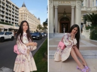 KĆERKA MELINE I HARISA DŽINOVIĆA: Đina prošetala Cannesom u papreno skupoj kombinaciji, samo njena torbica košta vrtoglavih... (VIDEO, FOTO)