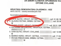 I TO NA VISOKOM 2. MJESTU: U Hrvatskoj se na listi za izbore nalazi Četnik iz HDZ-a