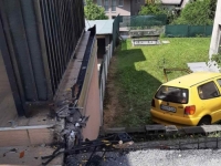 OPREZA NIKAD DOSTA: Vozilo probilo ogradu u sarajevskom naselju, pogledajte kako je završilo...
