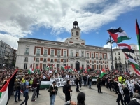 POZIV NA MIR I PRAVDU: U Madridu održan masovni protest solidarnosti s Palestinom