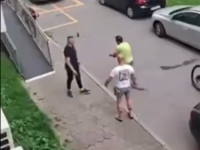 ŠOKANTAN SNIMAK IZ LJUBLJANE: Muškarca cipelarili na podu, poznanik mu donio pištolj, on se ustao i zapucao