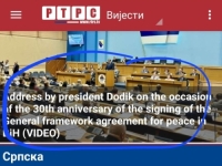 DODIK I TITLOVANJEM SVOG GOVORA POKUŠAVA DA DOPRE DO ZAPADA: RTRS počeo da piše na engleskom jeziku?!