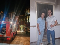 DRAMA U ZENICI: Požar izbio u Penzionerskom domu, Ilhana i Ernad spašavali ljude...