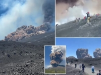STRAH I PANIKA U ITALIJI: Etna erumpirala, magma probija na površinu, turisti panično bježe... (FOTO, VIDEO)