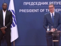 USAIN BOLT STIGAO U SRBIJU: Najbrži čovjek svijeta s Vučićem