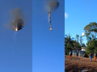 UŽASNI PRIZORI U BRAZILU: Balon se zapalio u zraku, ima mrtvih (VIDEO)