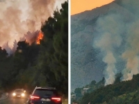 GORI U DALMACIJI: Vatrogasci se bore s četiri požara na Marakskoj rivijeri, stižu snimke s lica mjesta...