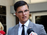 BEZ TEŽIH POSLJEDICA: Vozilo u kojem su bili ministar i njegova trudna supruga učestvovalo u sudaru