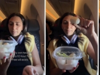 PONIJELA VLASTITI OBROK: Putnica izazvala globalnu raspravu zbog onoga što je jela u avionu (VIDEO)