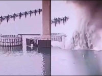 UKRAJINCI NAPALI KLJUČNI MOST: Procurila snimka razorne eksplozije... (VIDEO)