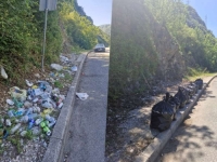 I OVAKO SE VOLI DOMOVINA: Humanitarac Adnan Đelmo očistio stajališta zatrpana otpadom na putu prema Mostaru (FOTO)