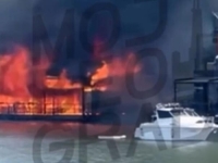 NE ZNA SE UZROK POŽARA: U Beogradu izgorio poznati splav (VIDEO)