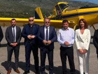 DELEGACIJA FEDERALNE VLADE NA MOSTARSKOM AERODROMU: Nikšić najavio nabavku flote Air Tractora (VIDEO)