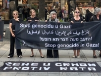 SNAŽNA PORUKA IZ CENTRA BEOGRADA: 'Žene u crnom' pozvale na prekik okupacije uz poruku - Stop genocidu u Gazi