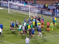PONOĆNA DRAMA U BEOGRADU: Nakon što su ispali na penale, igrači FK Partizan fizički nasrnuli na goste s Kipra, pogledajte kako je sve završilo...