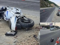 STRAVIČNA SAOBRAĆAJNA NESREĆA: Neregistrovan motor prevozio troje ljudi pa izazvao saobraćajku, svi povrijeđeni