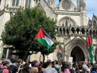 INTERVENISALA I POLICIJA: Protest u Londonu u znak podrške 'Palestine Action' prije sudske presude