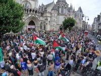 INTERVENISALA I POLICIJA: Protest u Londonu u znak podrške 'Palestine Action' prije sudske presude (FOTO, VIDEO)