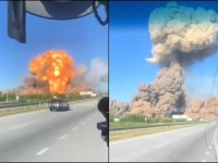 STIŽU STRAVIČNI SNIMCI IZ UKRAJINE: Ogromna eksplozija sve uništila, čekaju se informacije o žrtvama (VIDEO)