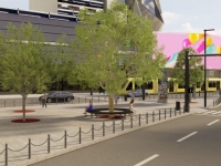 MANDIĆ ODGOVORIO NA KRITIKE O TROTOARU: Ovako će izgledati prostor kod SCC-a kada se uredi