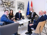 HDZ-ovo SIJELO U ZAGREBU: Evo o čemu su razgovarali Čović, Plenković i Grlić Radman, sa njima je bio i predsjednik Uprave Plinacroa Ivica Arar