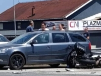 SAOBRAĆAJNA NESREĆA NA MAGISTRALNOM PUTU M17: Povrijeđeni policajac prevezen je...