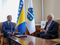 OČUVANJE MIRA, STABILNOSTI I SIGURNOSTI BiH: Denis Bećirović u nastupnu posjetu primio...