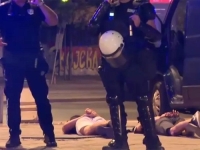 ŠOKANTNE SNIMKE IZ SRBIJE: Vučićevi batinaši brutalno tukli građane pred policijom, povrijeđen bivši reprezentativac...
