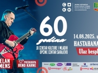 60 GODINA CENTRA ZA KULTURU I MLADE U JELIĆEVOJ: Besplatan koncert Nene Belana & Fiumensa