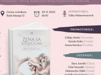 VEČERAS U MOSTARU: Otvaranje 3. međunarodnog književnog festivala 'Žena sa knjigom' - 'A nije slučajno da je...'