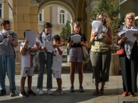 POZNATA AKTIVISTICA U POSJETI BiH: Greta Thunberg sa građanima Sarajeva čitala imena ubijene djece u Gazi