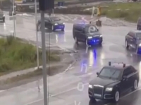KONVOJ RUSKOG PREDSJEDNIKA NA PUTU KA ALJASCI: Putin u blindiranoj limuzini, oko njega jake mjere obezbjeđenja i hitna pomoć (VIDEO)