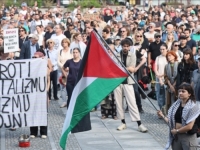 'GAZA GLADUJE...': Demonstranti u Ljubljani zahtijevali hitnu akciju vlade kako bi se zaustavio genocid
