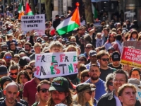 ORGANIZATORI BROJ MJERE STOTINAMA HILJADA, POLICIJA UMANJUJE: 'Najveći propalestinski skup koji je ovaj grad ikada vidio'