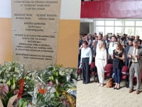 'NJIHOVA MJESTA U UČIONICAMA OSTALA PRAZNA': U Sanskom Mostu otkrivena spomen ploča ubijenim uposlenicima Gimnazije