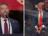 TRUMP JR. IMITIRAO OCA NA KOMEMORACIJI ZA KIRKA: Pogledajte njegovu reakciju