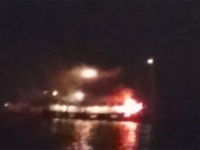 DRAMA NA MORU: Flotu koja plovi prema Palestincima navodno pogodio dron, gori brod, dramatične snimke s lica mjesta...