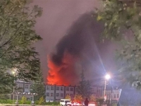 DRAMATIČNE SNIMKE IZ RUSIJE: Ukrajinci izveli siloviti udar, gori ključna ruska tvornica koja proizvodi...