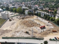RAZLIČITE REAKCIJE GRAĐANA: Počela gradnja Lidla na mjestu srušenog simbola bh. grada (FOTO + VIDEO)