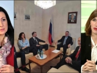 'SABINA, POZIRALA SI ISPOD SLIKE VLADIMIRA PUTINA': Aida Obuća podsjetila Sabinu Ćudić kako je 'išla na noge' ruskom ambasadoru