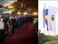 VELIKA SVEČANOST U JAJCU: Obilježeno 30 godina od oslobođenja grada, na tvrđavi podignuti 'ljiljani' (FOTO)