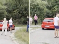 MJEŠTANI MOSTARSKOG NASELJA PROTESTUJU ZBOG KRČENJA PUTA ZA KAMENOLOM: 'Ovdje neće proći, pa makar položili život!' (VIDEO)