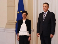 DODIK OKOM, ŽELJKA SKOKOM: Marta Kos stigla u Predsjedništvo BiH, Cvijanovićka bojkotira sastanak...