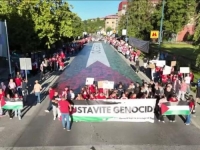 GRAĐANI HADŽIĆA U ZNAKU SOLIDARNOSTI: Održana protestna šetnja 'Glas za Palestinu' (FOTO)