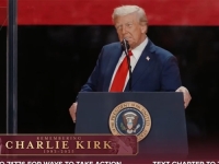 DONALD TRUMP ZAPREPASTIO SVIJET: Pogledajte šta je na komemoraciji za Charlieja Kirka najavio američki predsjednik...