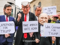 NIJE BAŠ DOBRODOŠAO: Protesti protiv Trumpa u centru Londona, veliki broj policajaca na osiguranju ovog skupa (FOTO, VIDEO)