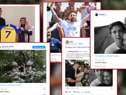 TOP DESET OBJAVA SA NAJVIŠE LAJKOVA NA INSTAGRAMU: Među njima je i legendarno jaje
