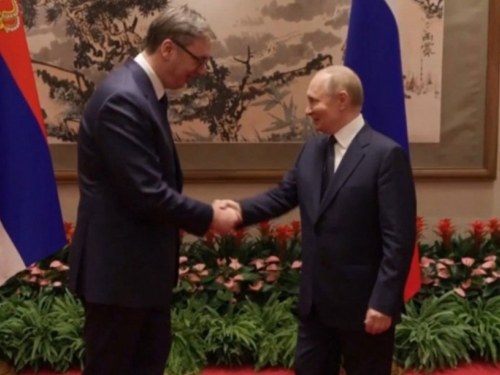 VUČIĆ SA PUTINOM U PEKINGU: 'Sve ruske kompanije su dobrodošle u Srbiji'